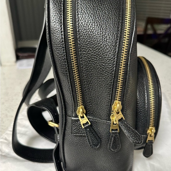 Coach Black Leather Backpack Purse - Picture 12 of 16